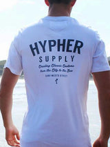 Classic Badge Tee White - Surf T-shirt T-Shirts - streetwear t-shirt hyphersupply - Hypher Supply