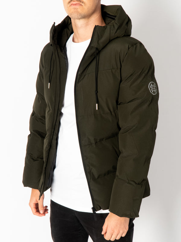 Olive Green Puffer