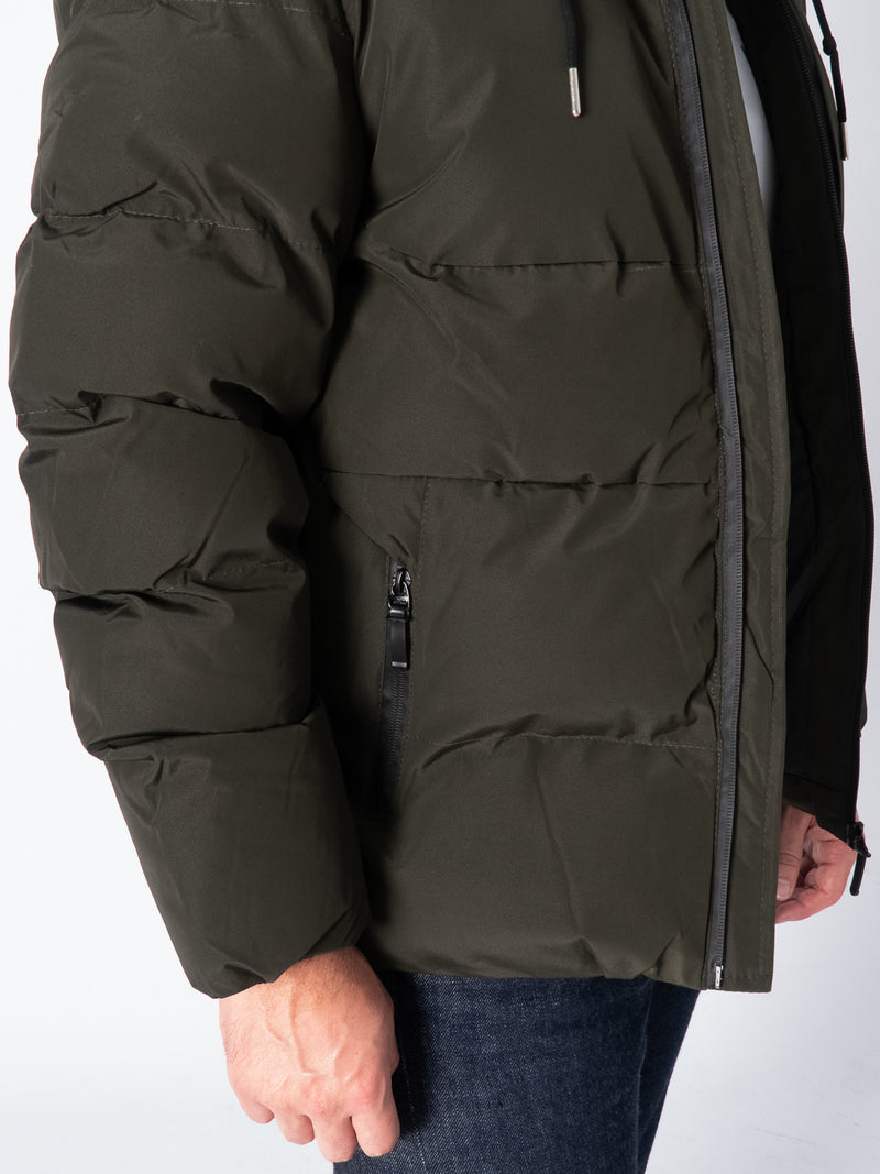 Olive Green Puffer