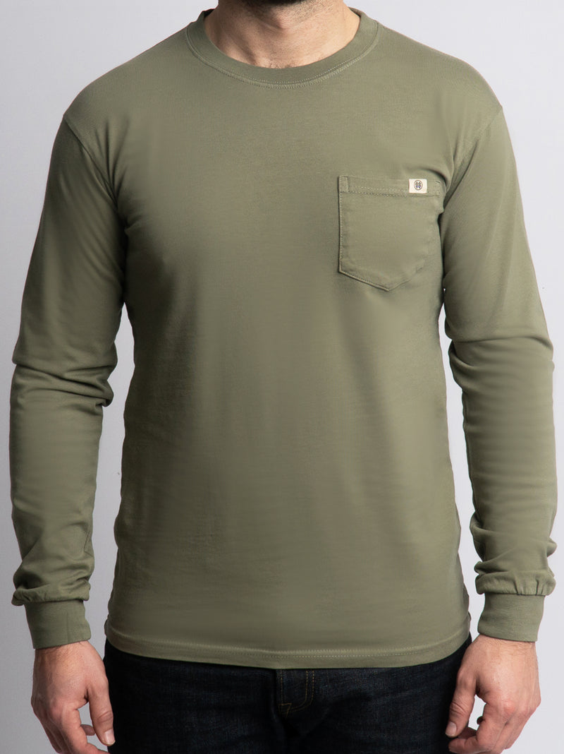 Olive Long Sleeve T-Shirt