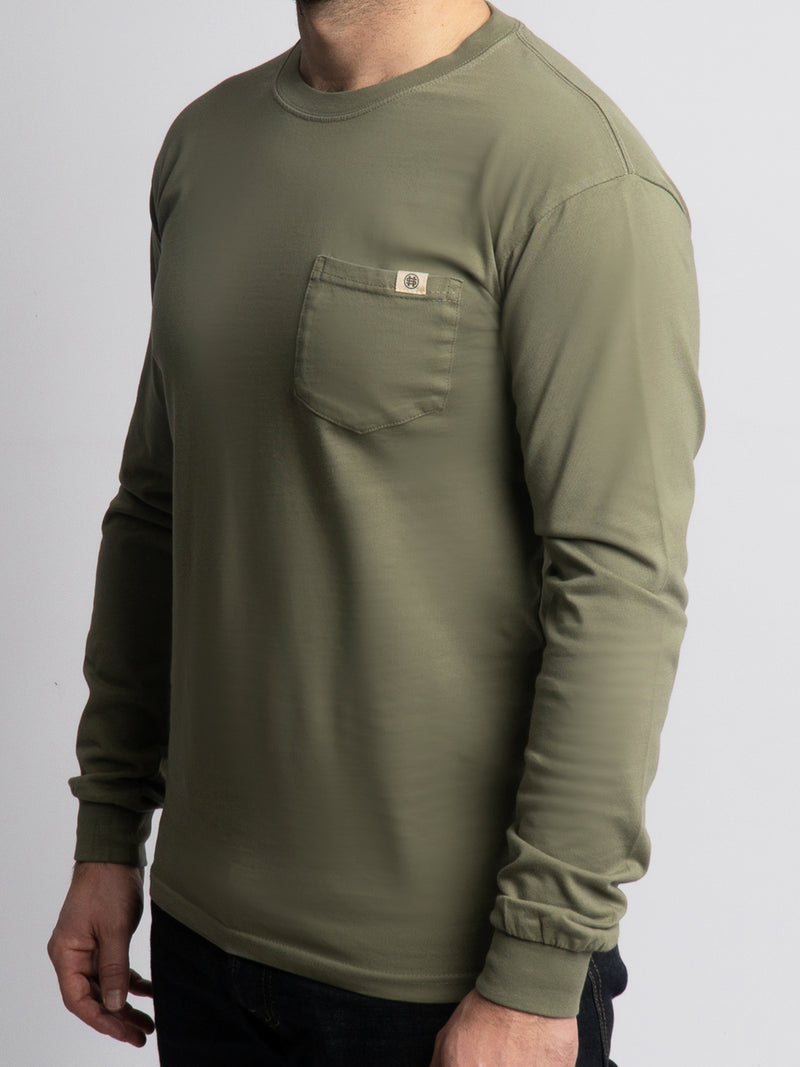 Olive Long Sleeve T-Shirt